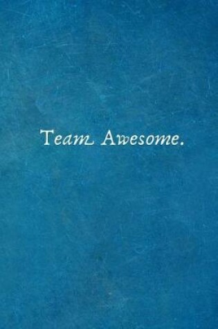 Cover of Team Awesome.