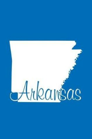 Cover of Arkansas - Cobalt Blue Lined Notebook with Margins