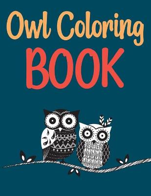 Book cover for Owl Coloring Book