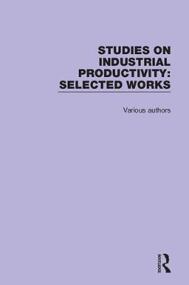 Book cover for Studies on Industrial Productivity