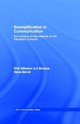 Book cover for Exemplification in Communication