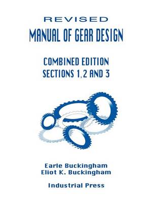 Book cover for Manual of Gear Design Combined Edition, Volumes 1, 2 and 3