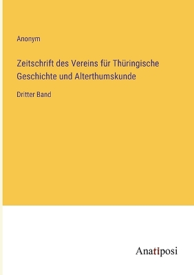 Book cover for Zeitschrift des Vereins f�r Th�ringische Geschichte und Alterthumskunde