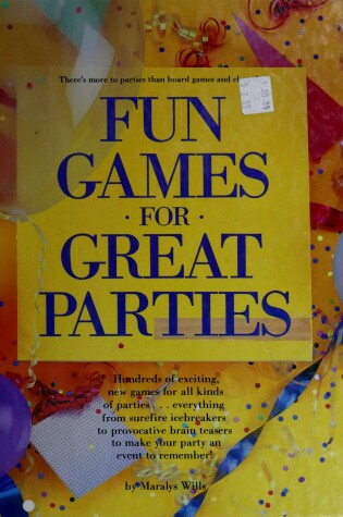 Cover of Fun Games Grt Parties