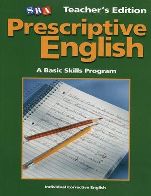 Cover of Prescriptive English, Teacher Edition Book A