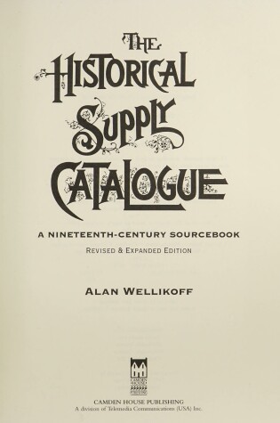 Cover of The Historical Supply Catalogue