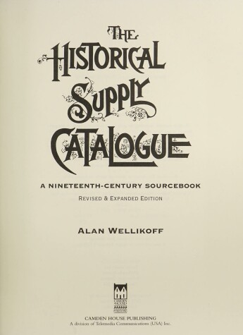 Book cover for The Historical Supply Catalogue