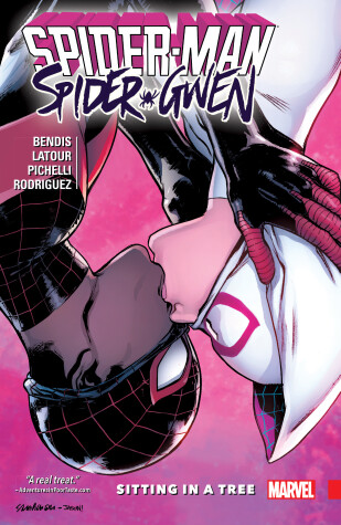 Book cover for Spider-man/spider-gwen: Sitting In A Tree