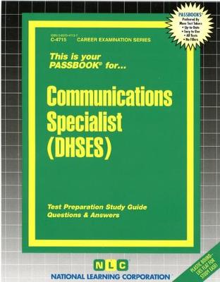 Book cover for Communications Specialist (DHSES)