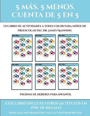 Book cover for Páginas de deberes para infantil (Fichas educativas para niños)