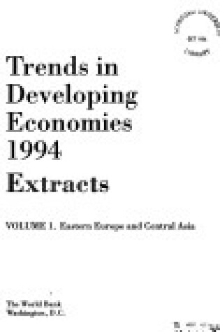 Cover of Trends in Developing Economies Extract