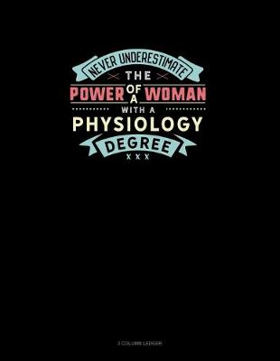 Book cover for Never Underestimate The Power Of A Woman With A Physiology Degree