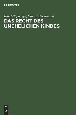 Book cover for Das Recht Des Unehelichen Kindes