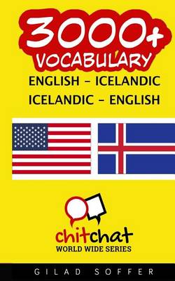 Book cover for 3000+ English - Icelandic Icelandic - English Vocabulary