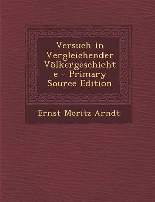 Book cover for Versuch in Vergleichender Volkergeschichte