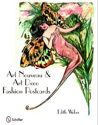 Book cover for Art Nouveau and Art Deco Fashion Postcards