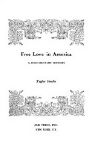 Cover of Free Love in America