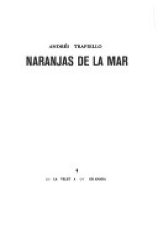 Cover of Naranjas de La Mar