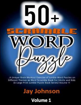 Book cover for 50+ Scramble Words Puzzles