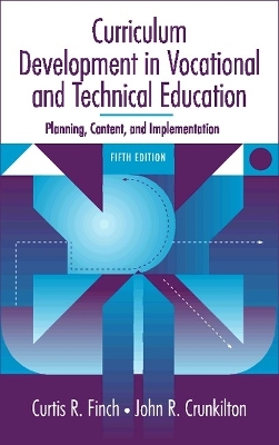 Book cover for Curriculum Development in Vocational and Technical Education