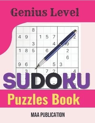 Book cover for Genius Level Sudoku Puzzles Book