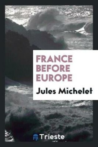 Cover of France Before Europe