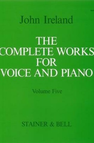 Cover of Complete Works for Voice and Piano