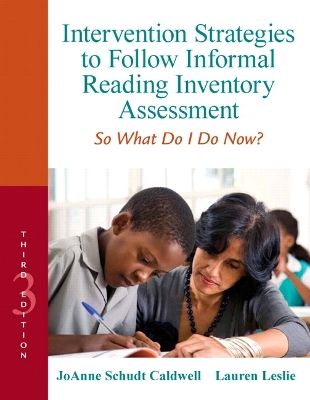 Book cover for Intervention Strategies to Follow Informal Reading Inventory Assessment