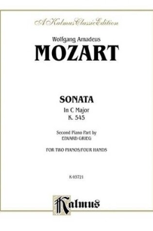 Cover of Sonata in C Major, K. 545