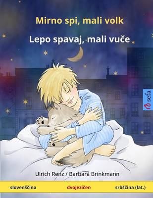 Book cover for Sleep Tight, Little Wolf. Bilingual Children's Book (Slovene - Serbian (Lat.))