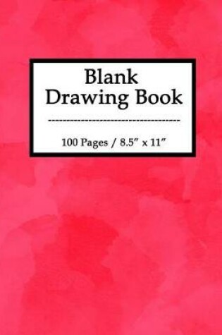 Cover of Blank Drawing Book-Red