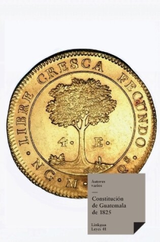 Cover of Constitución de Guatemala de 1825