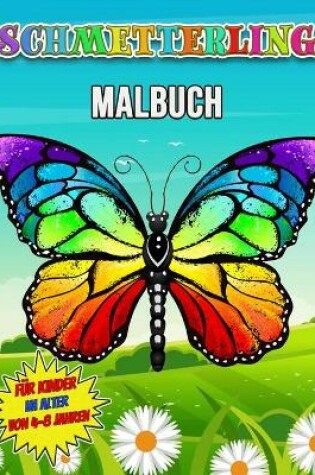 Cover of Schmetterling Malbuch für Kinder im Alter von 4-8 Jahren