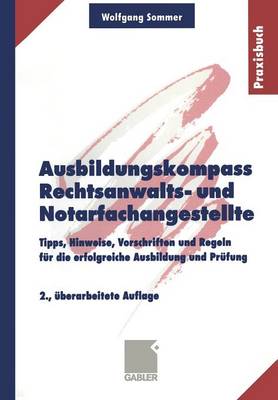 Book cover for Ausbildungskompass Rechtsanwalts- und Notarfachangestellte