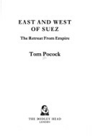 Cover of East and West of Suez
