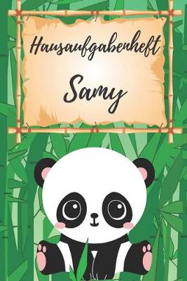 Book cover for Hausaufgabenheft Samy