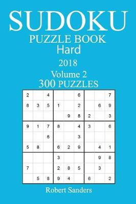 Book cover for 300 Hard Sudoku Puzzle Book - 2018