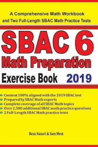 Cover of SBAC 6 Math Preparation Exercise Book