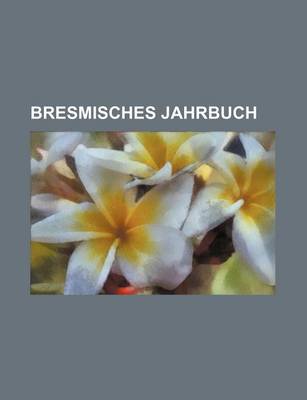 Book cover for Bresmisches Jahrbuch