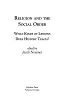 Cover of Religion and the social Order