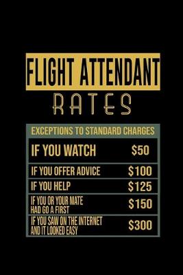 Book cover for Flight attendant rates