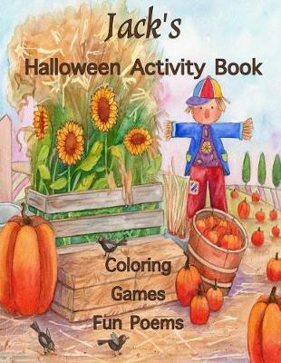 Book cover for Jack's Halloween Activity Book