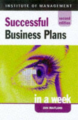 Book cover for Successful Business Plans in a Week