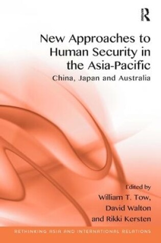 Cover of New Approaches to Human Security in the Asia-Pacific