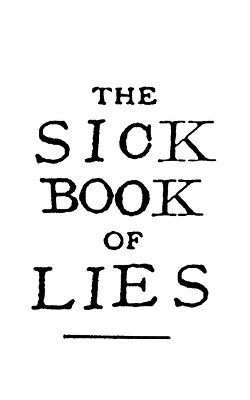 Book cover for The Sick Book of Lies