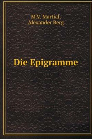 Cover of Die Epigramme