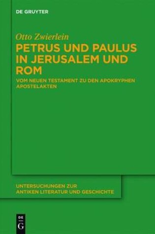 Cover of Petrus Und Paulus in Jerusalem Und ROM