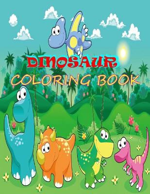 Book cover for Dinosaur Coloring Book