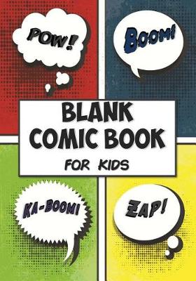 Book cover for Blank Comic Book for Kids