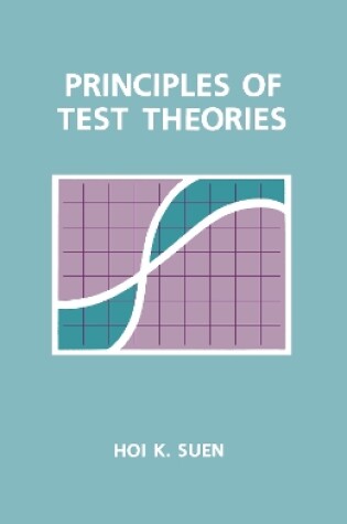 Cover of Principles of Test Theories